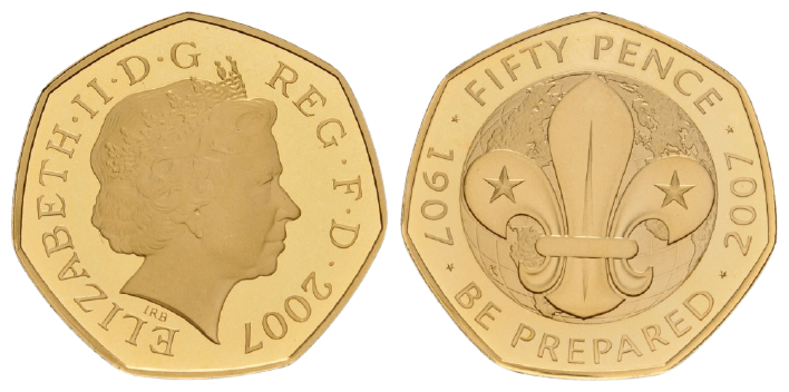 GB 50 Pence 2007