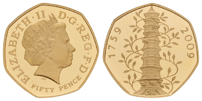 GB 50 Pence 2009