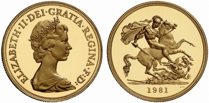 GB Quintuple Sovereign 1981
