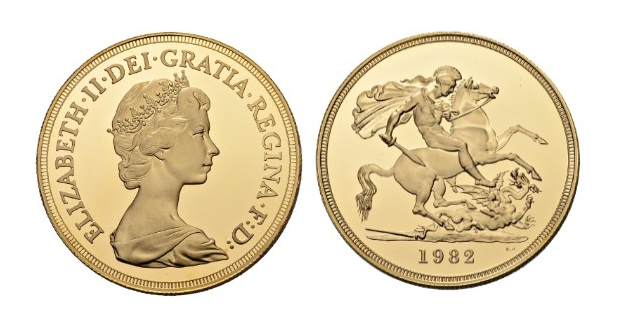 GB Quintuple Sovereign 1982