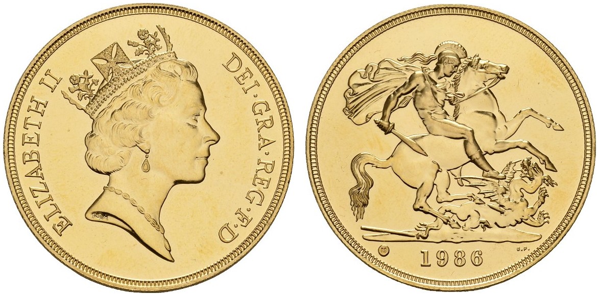 GB Quintuple Sovereign 1986