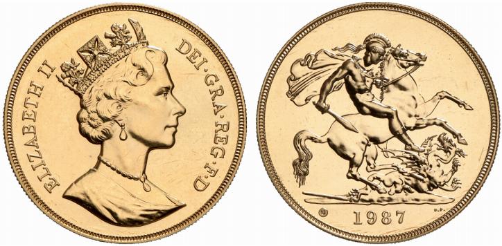 GB Quintuple Sovereign 1987