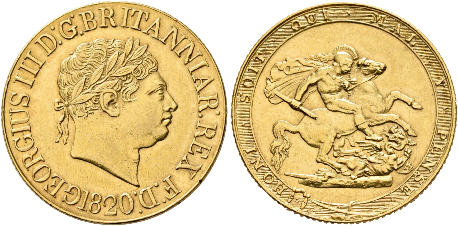 GB Sovereign 1820