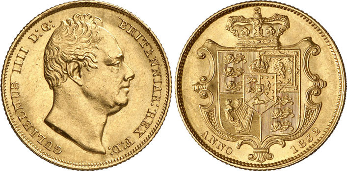 GB Sovereign 1832