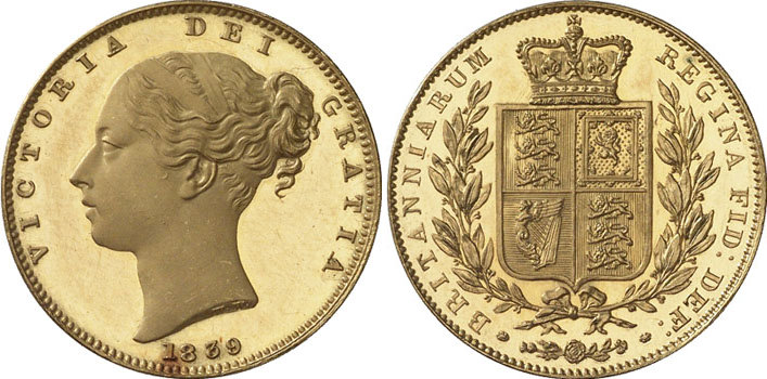 GB Sovereign 1839