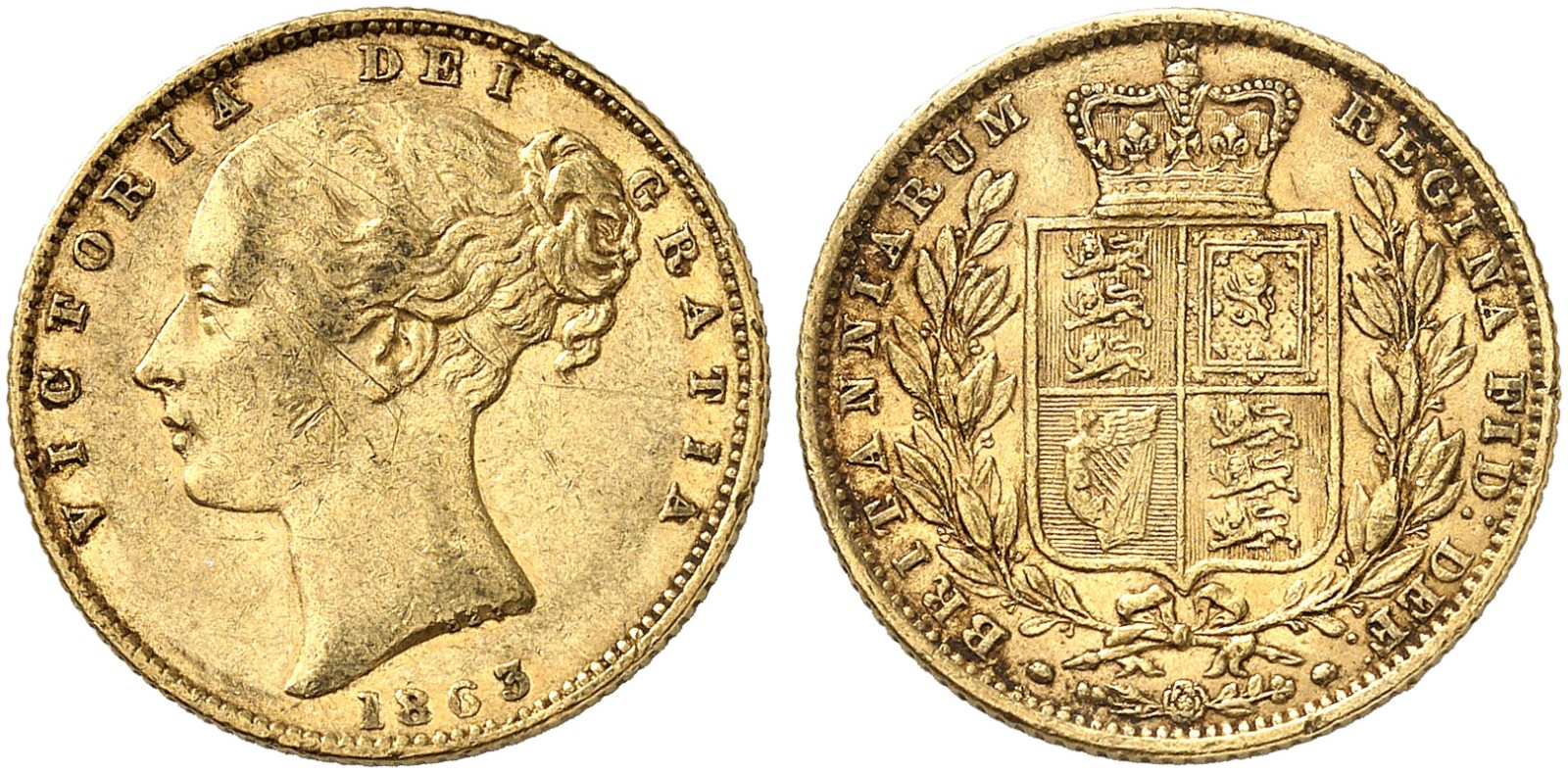 GB Sovereign 1863