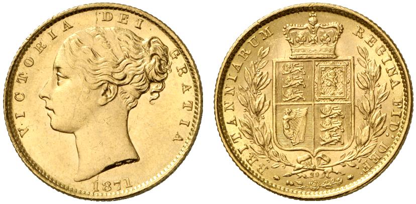 GB Sovereign 1871