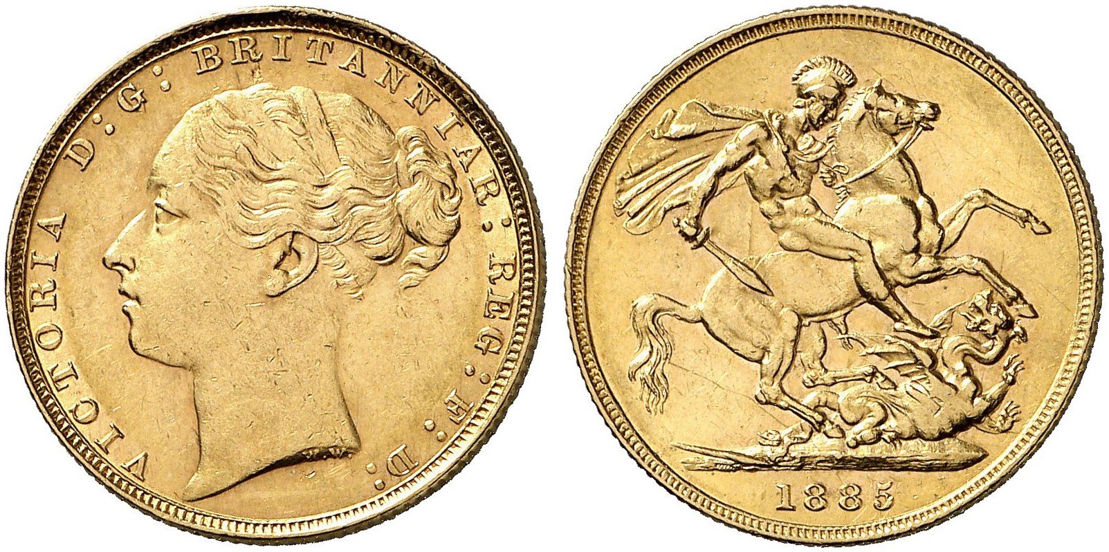 GB Sovereign 1885