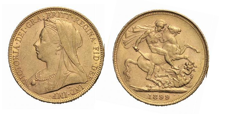 GB Sovereign 1899