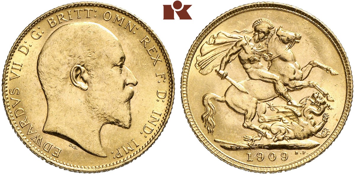 GB Sovereign 1909