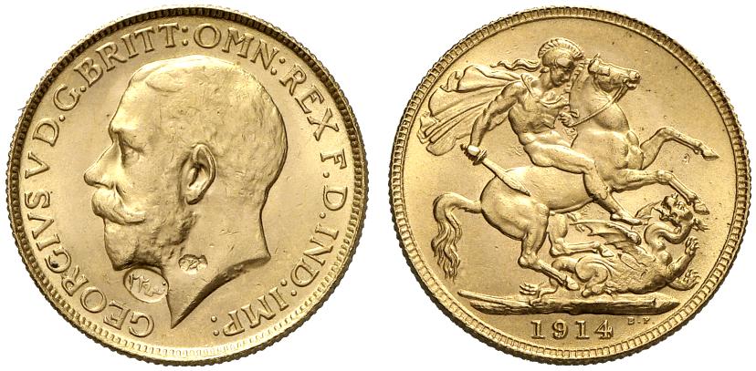 GB Sovereign 1914