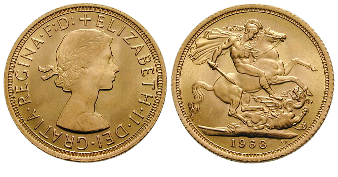 GB Sovereign 1968