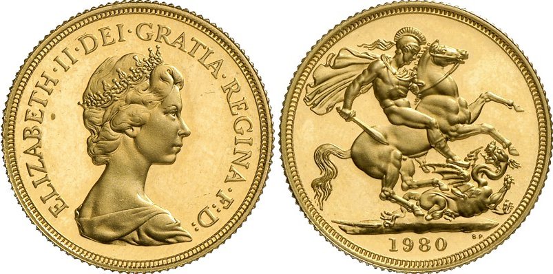 GB Sovereign 1980