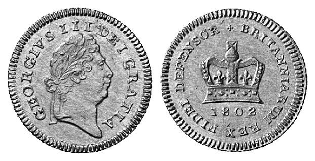 GB 1/3 Guinea - Third Guinea 1802
