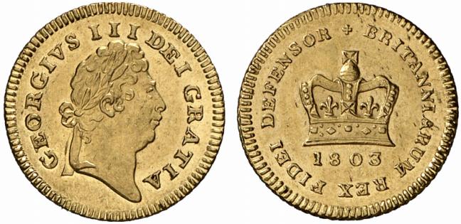 GB 1/3 Guinea - Third Guinea 1803