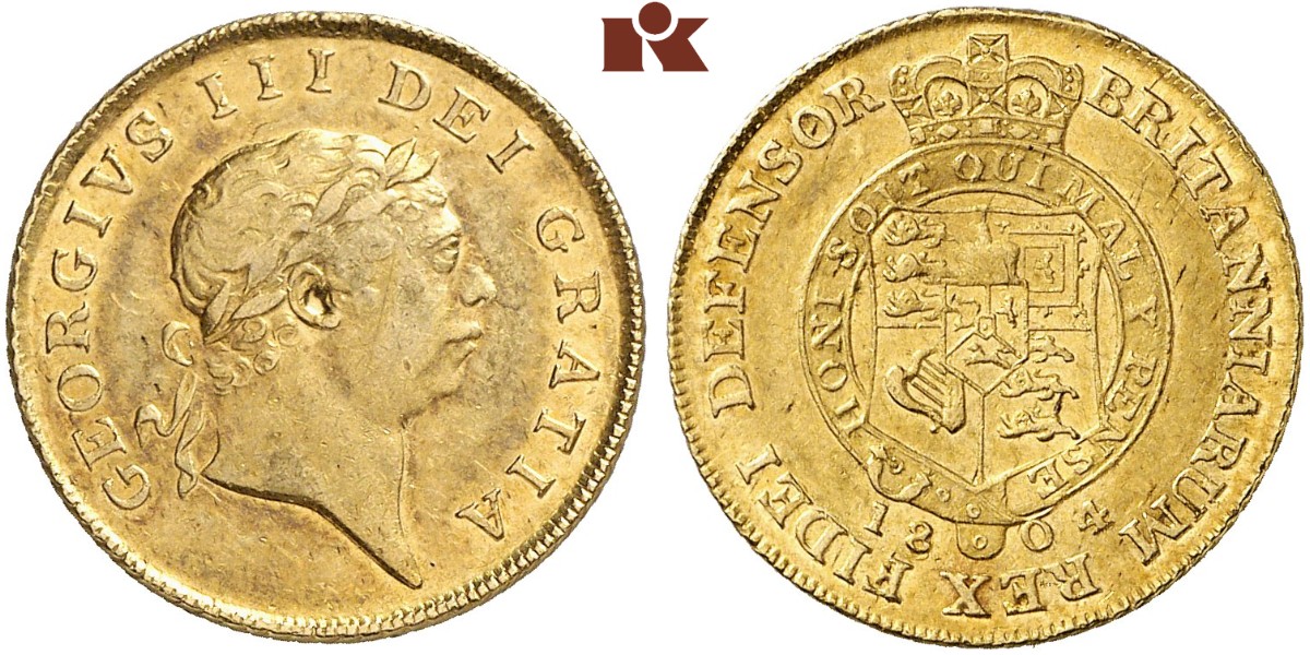 GB 1/3 Guinea - Third Guinea 1804