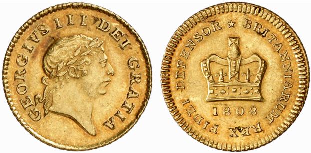 GB 1/3 Guinea - Third Guinea 1808