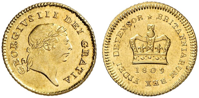 GB 1/3 Guinea - Third Guinea 1809
