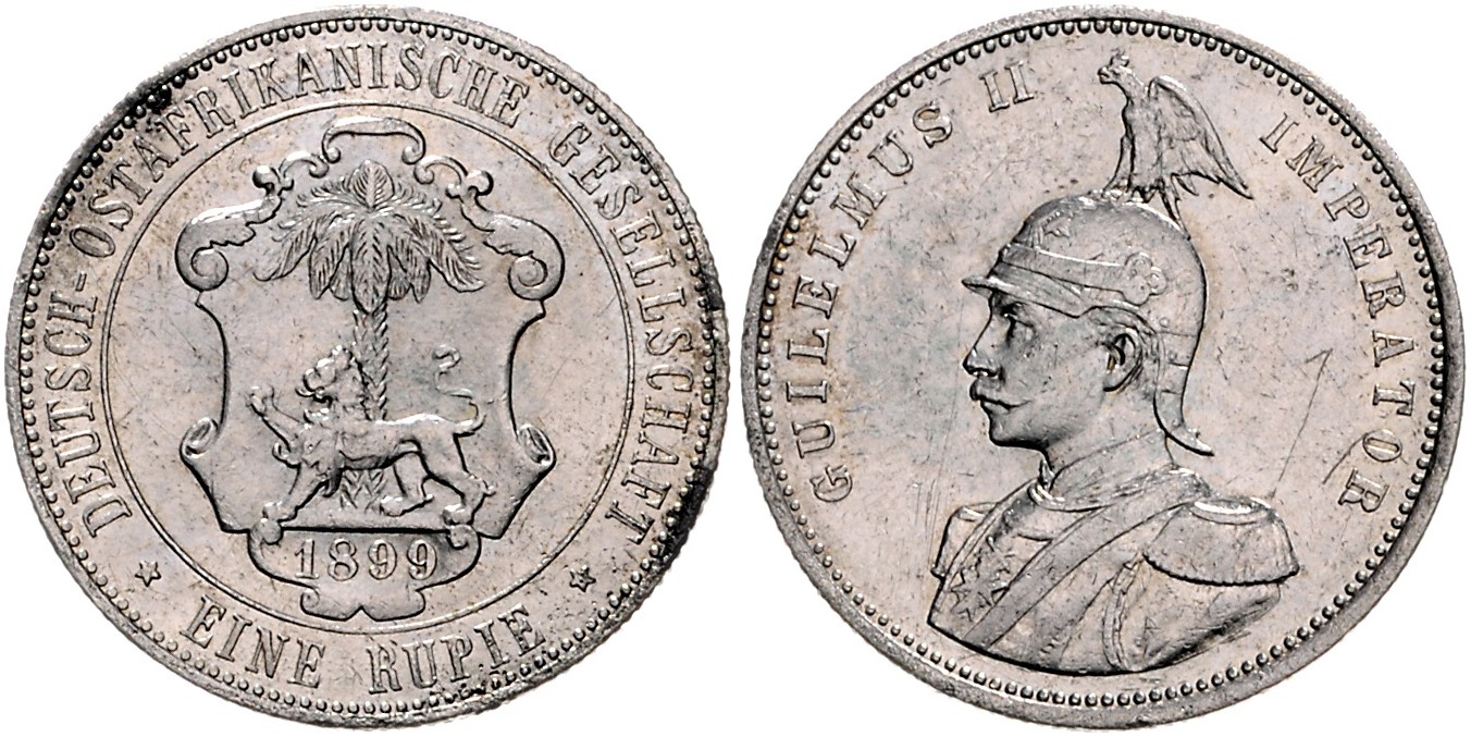 DE 1 Rupie 1899 A