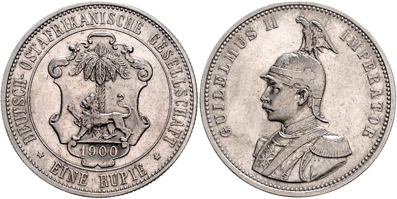 DE 1 Rupie 1900 A