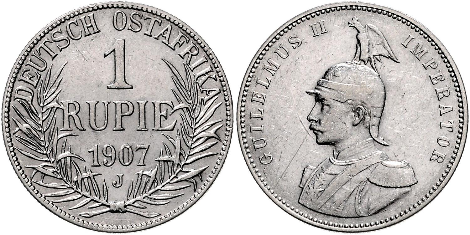 DE 1 Rupie 1907 J