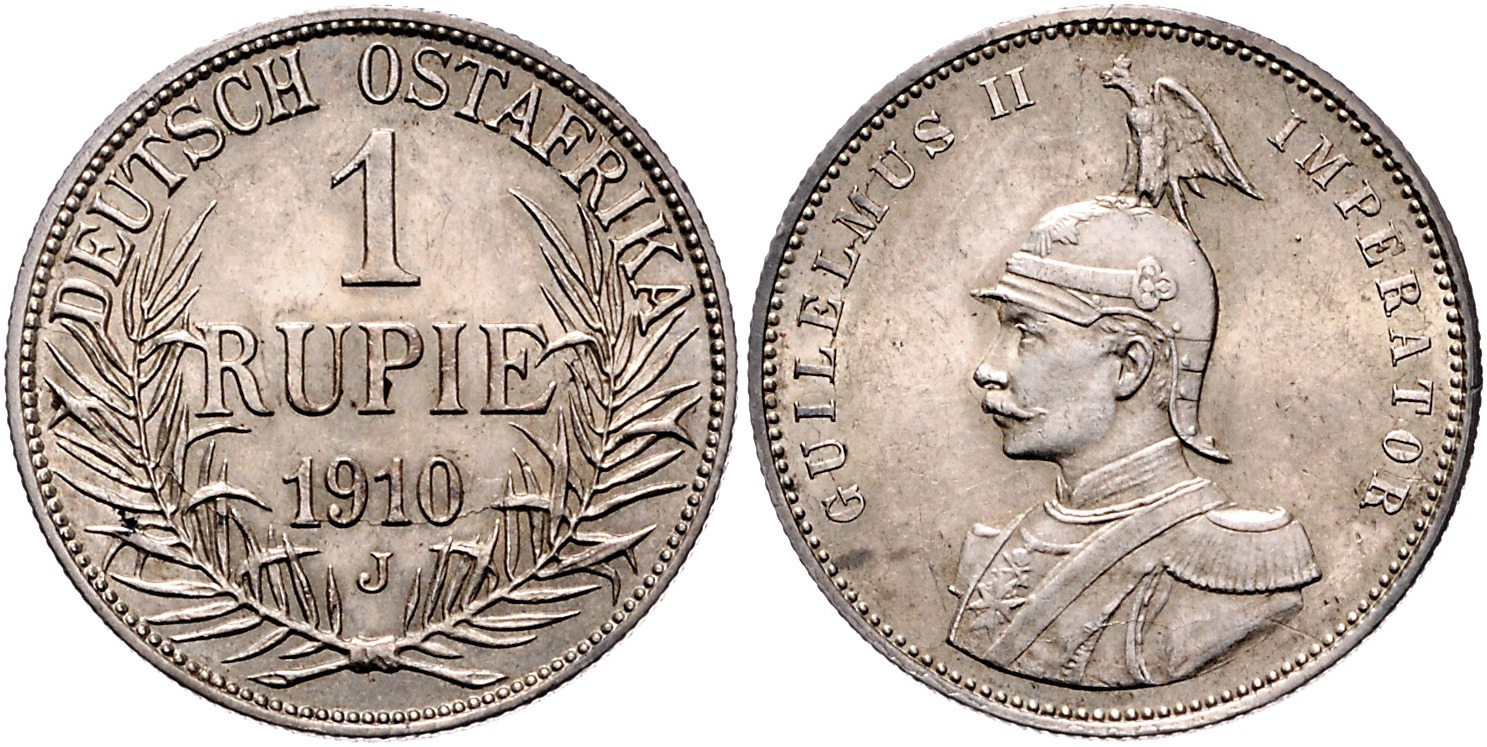 DE 1 Rupie 1910 J