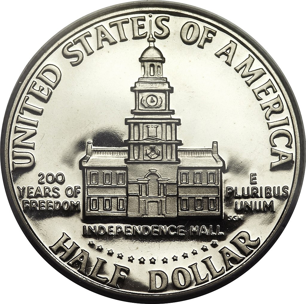 US 1/2 Dollar - Half Dollar 1976 no mintmark