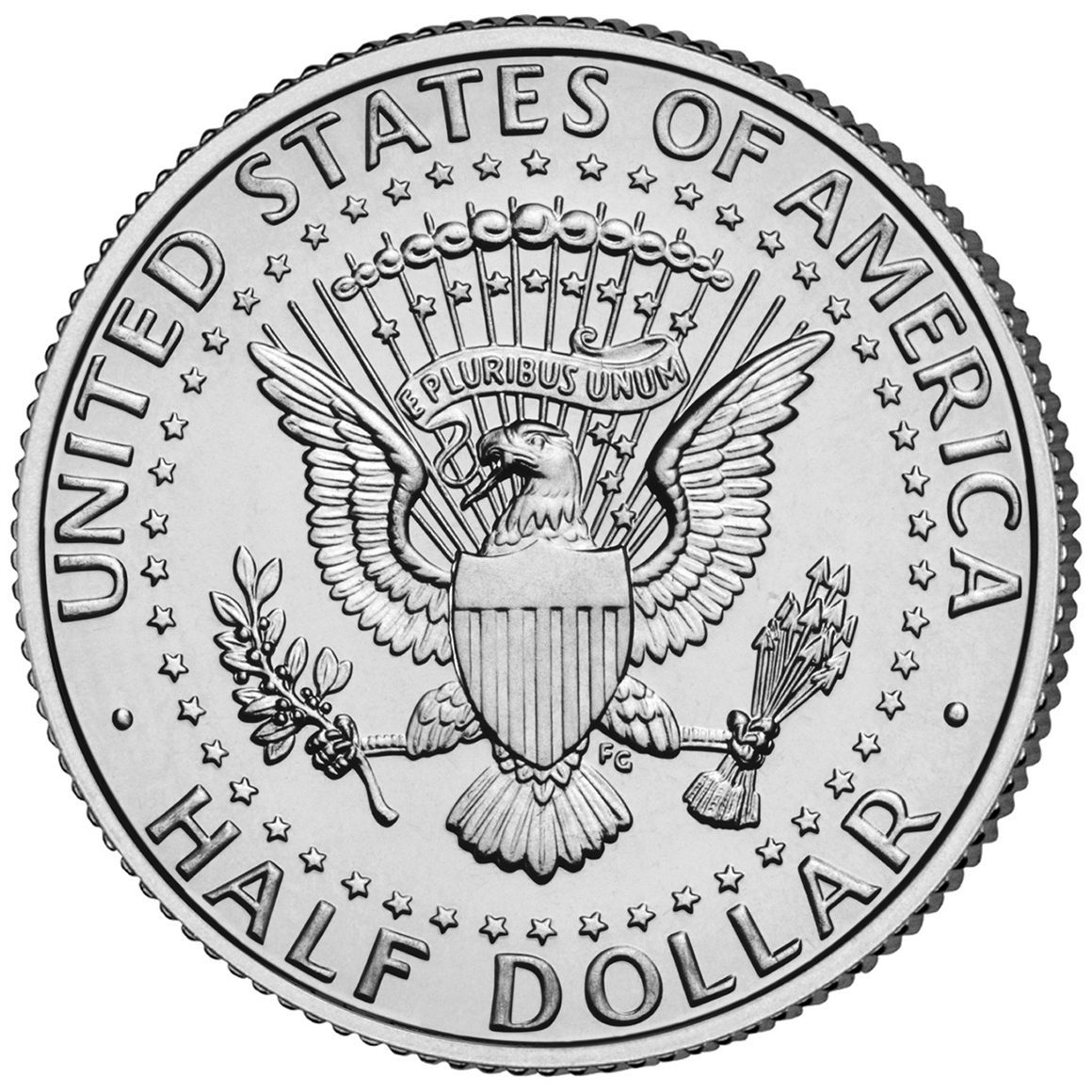 US 1/2 Dollar - Half Dollar 1972 no mintmark