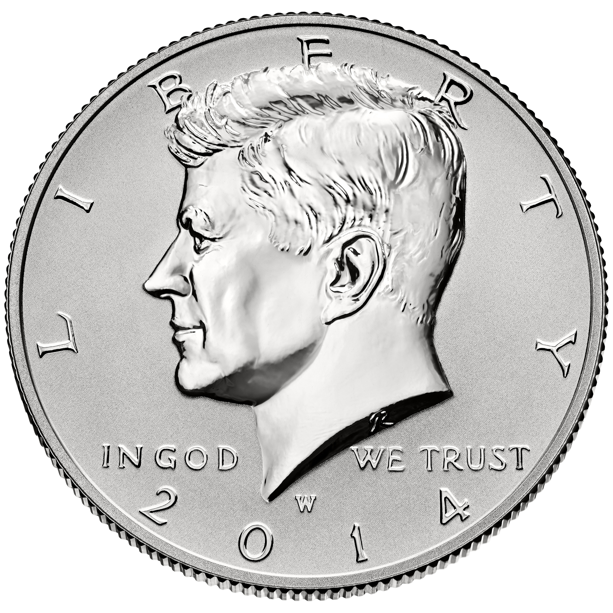 US 1/2 Dollar - Half Dollar 2014 W