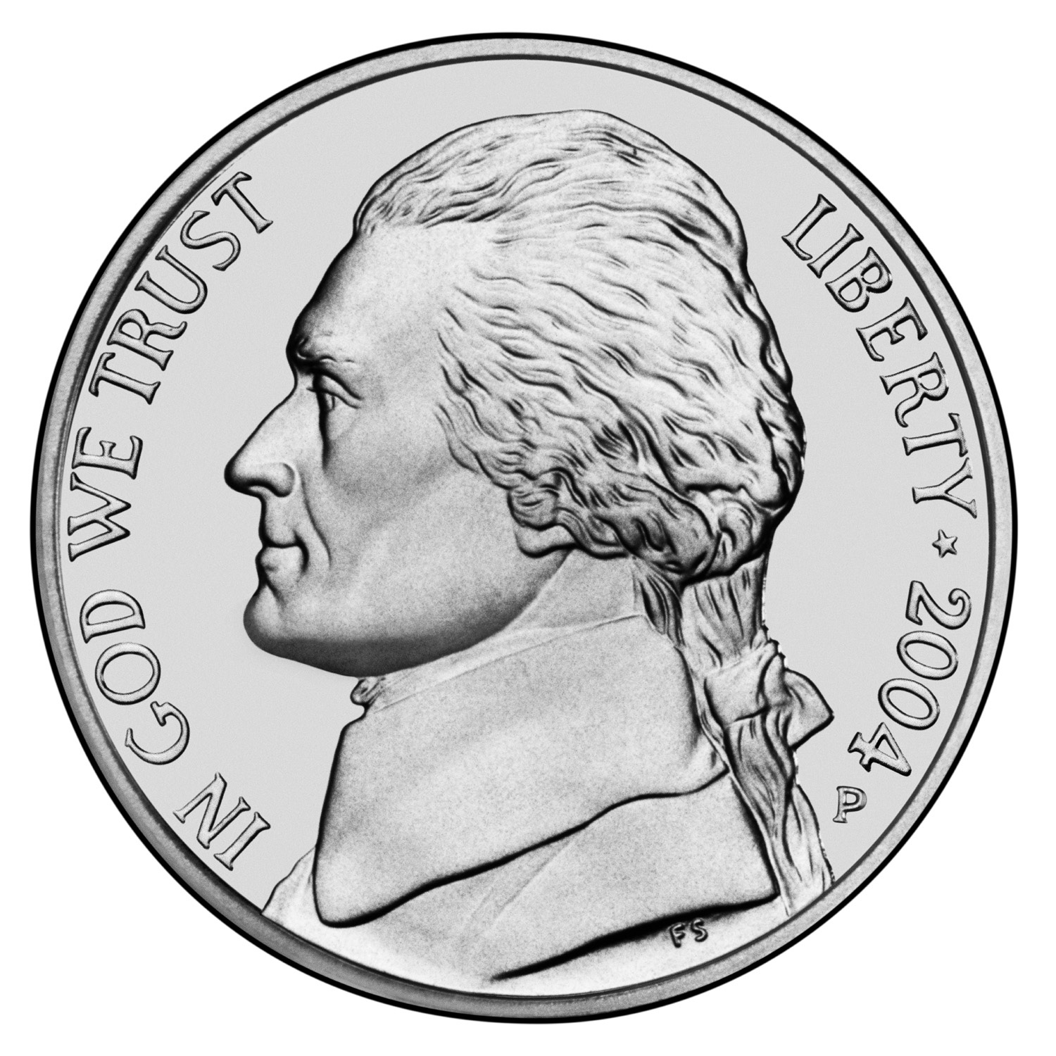 US 5 Cent - Nickel 2004 P