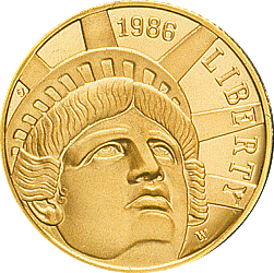 US 5 Dollars 1986 W