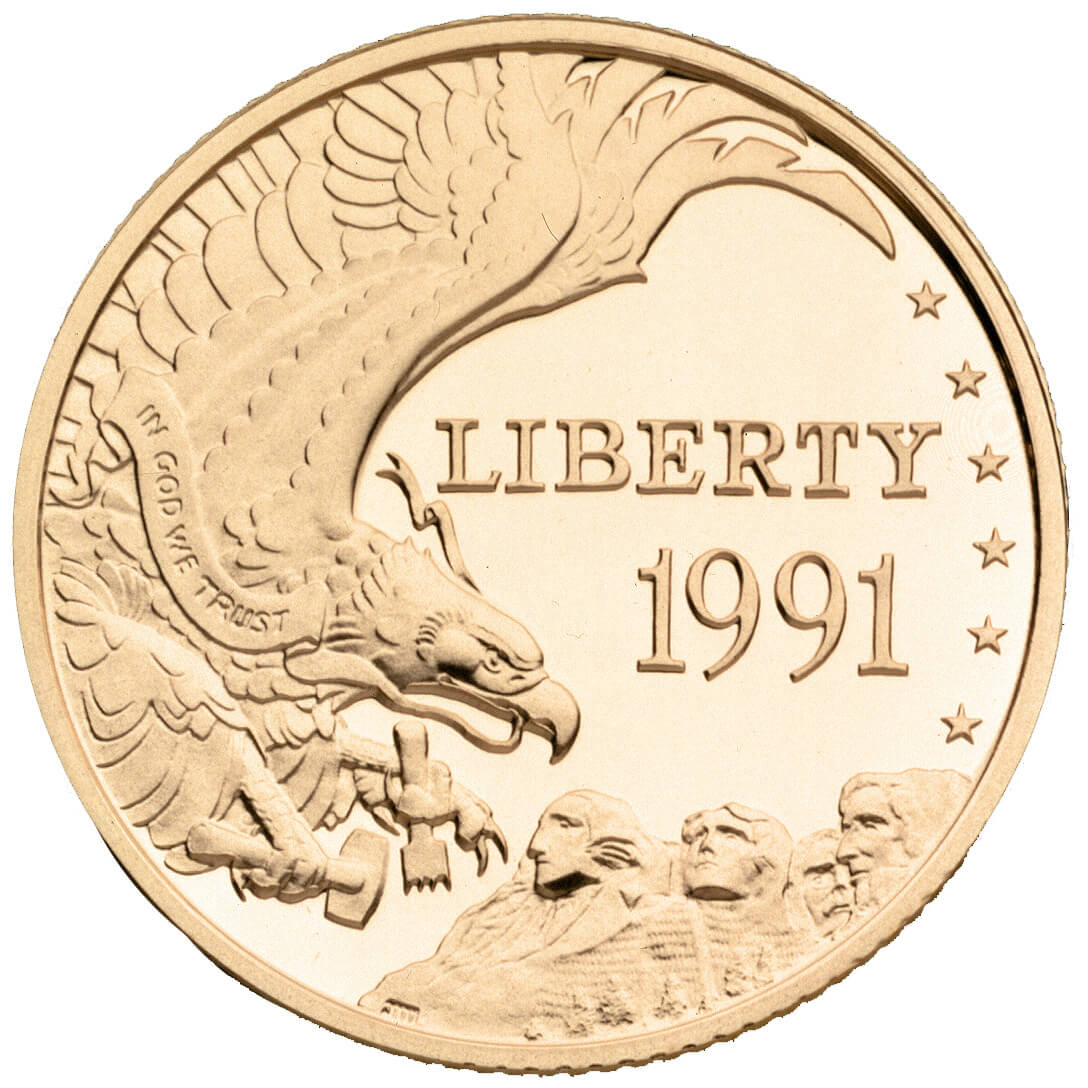 US 5 Dollars 1991 W