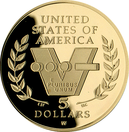 US 5 Dollars 1993 W