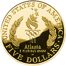US 5 Dollars 1996 W