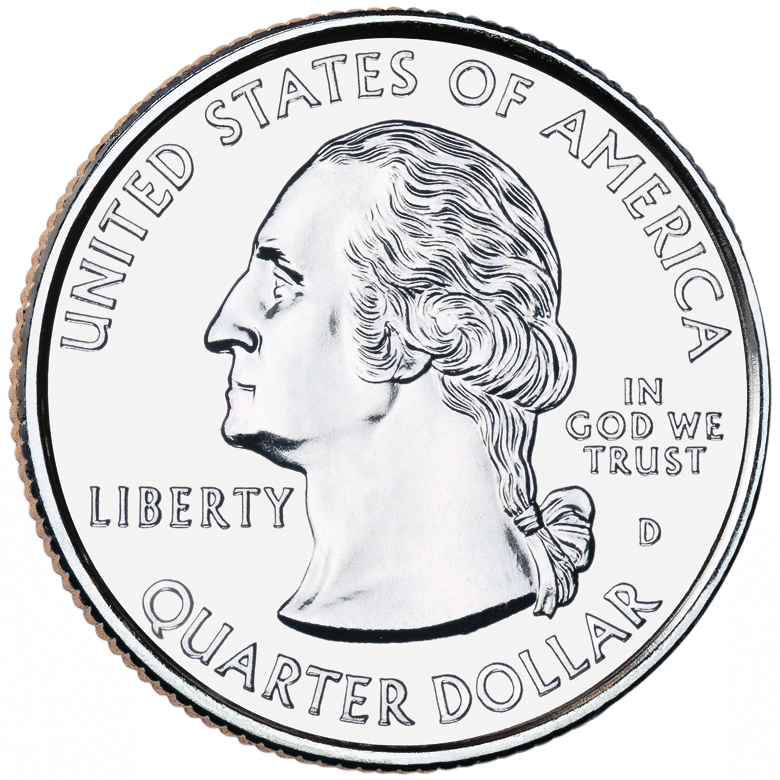 US 1/4 Dollar - Quarter 2001 D