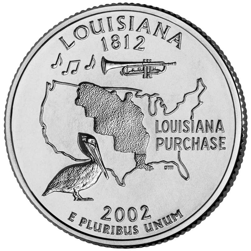 US 1/4 Dollar - Quarter 2002 D