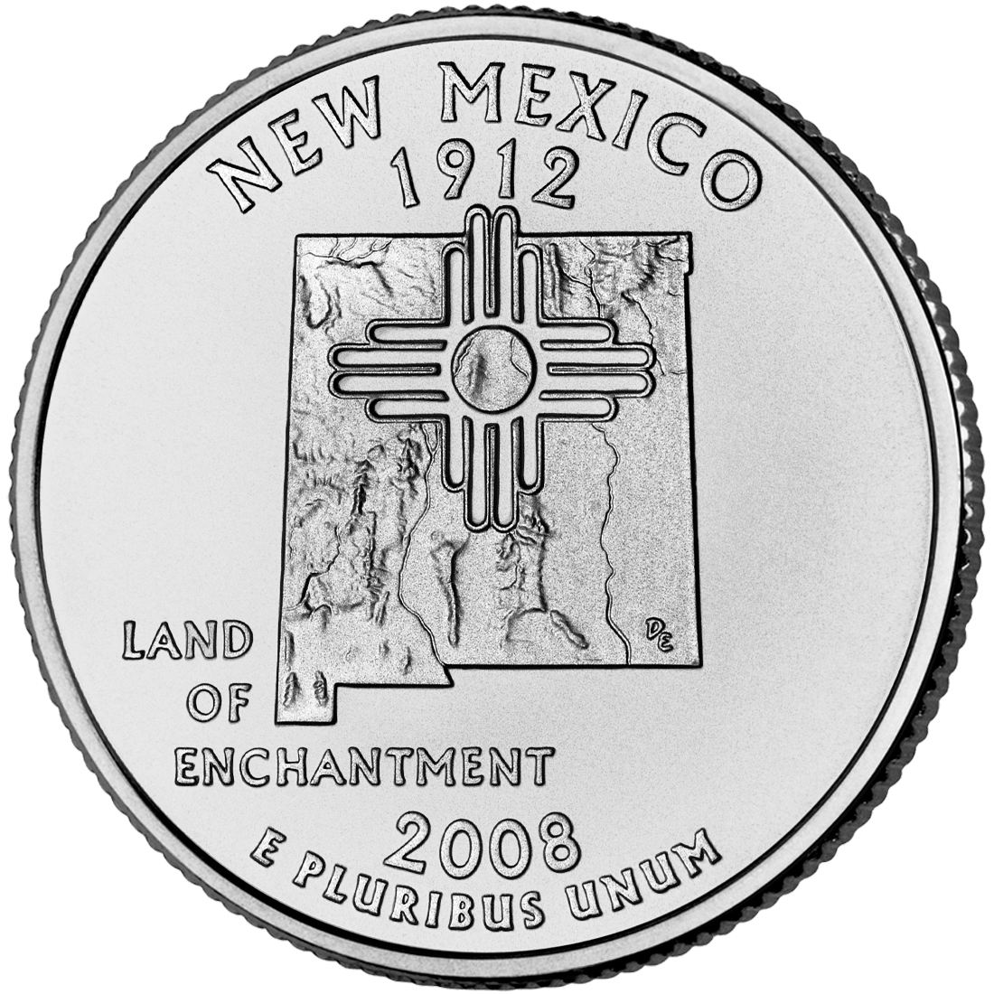 US 1/4 Dollar - Quarter 2008 P