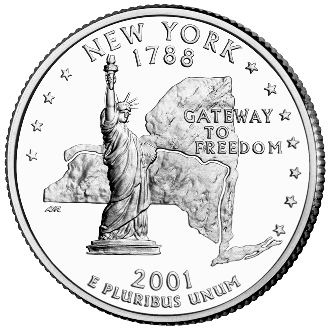 US 1/4 Dollar - Quarter 2001 P
