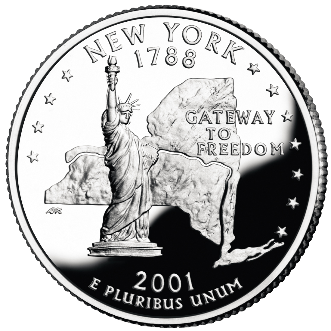 US 1/4 Dollar - Quarter 2001 S