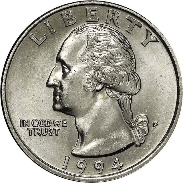US 1/4 Dollar - Quarter 1974 no mintmark