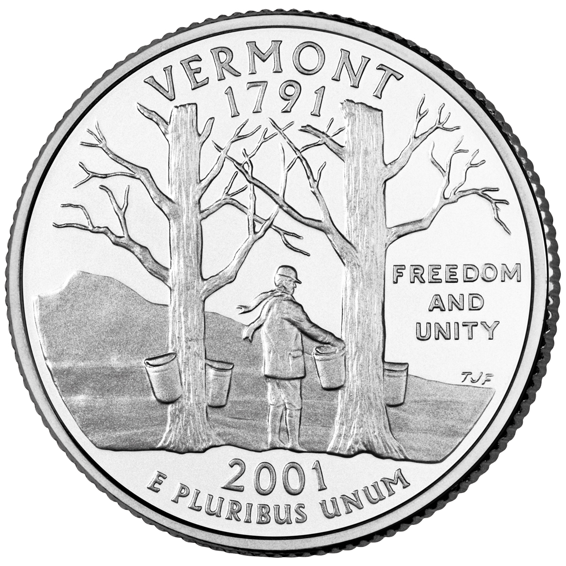 US 1/4 Dollar - Quarter 2001 P