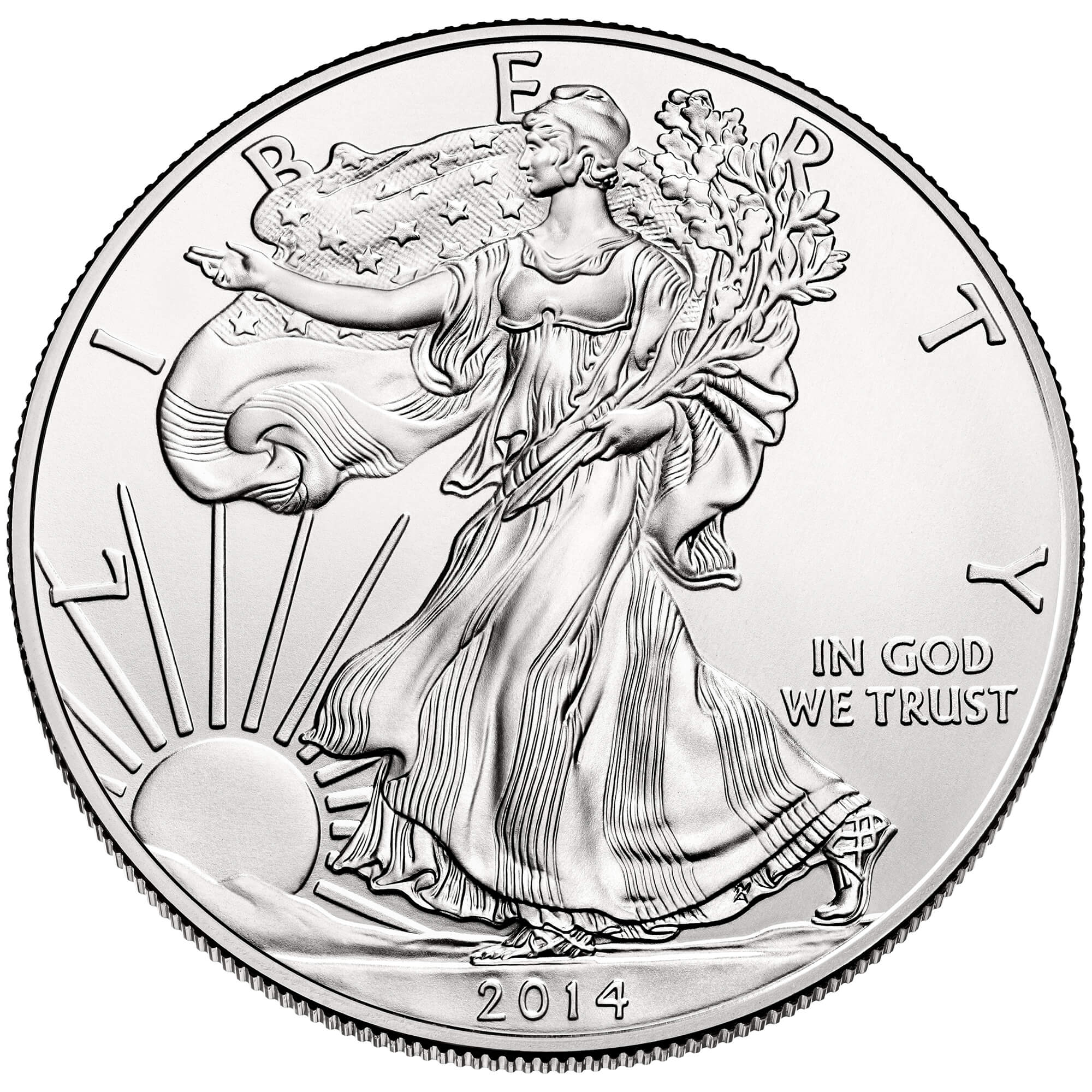 US 1 Dollar 2014 no mintmark