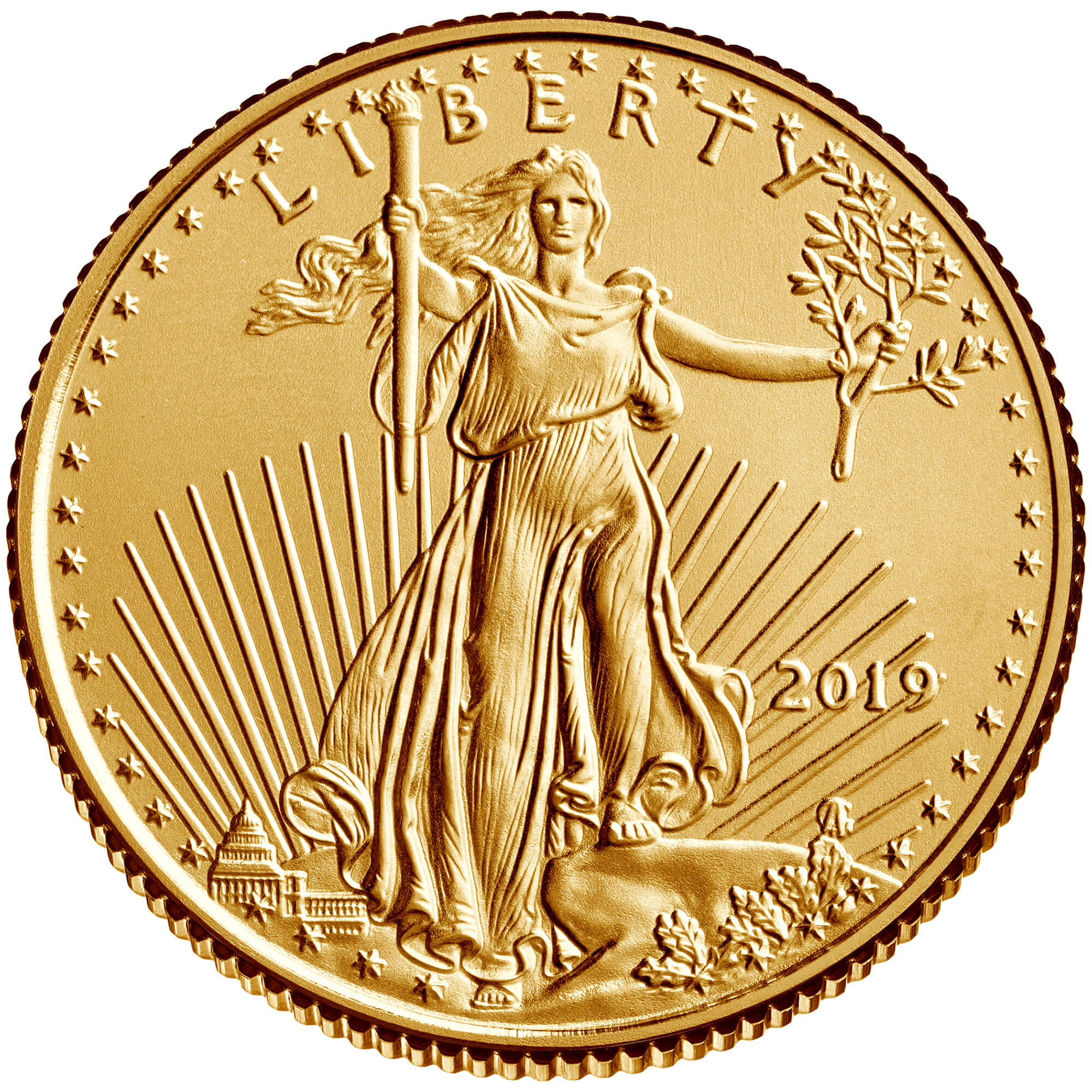 US 10 Dollars 2019 no mintmark