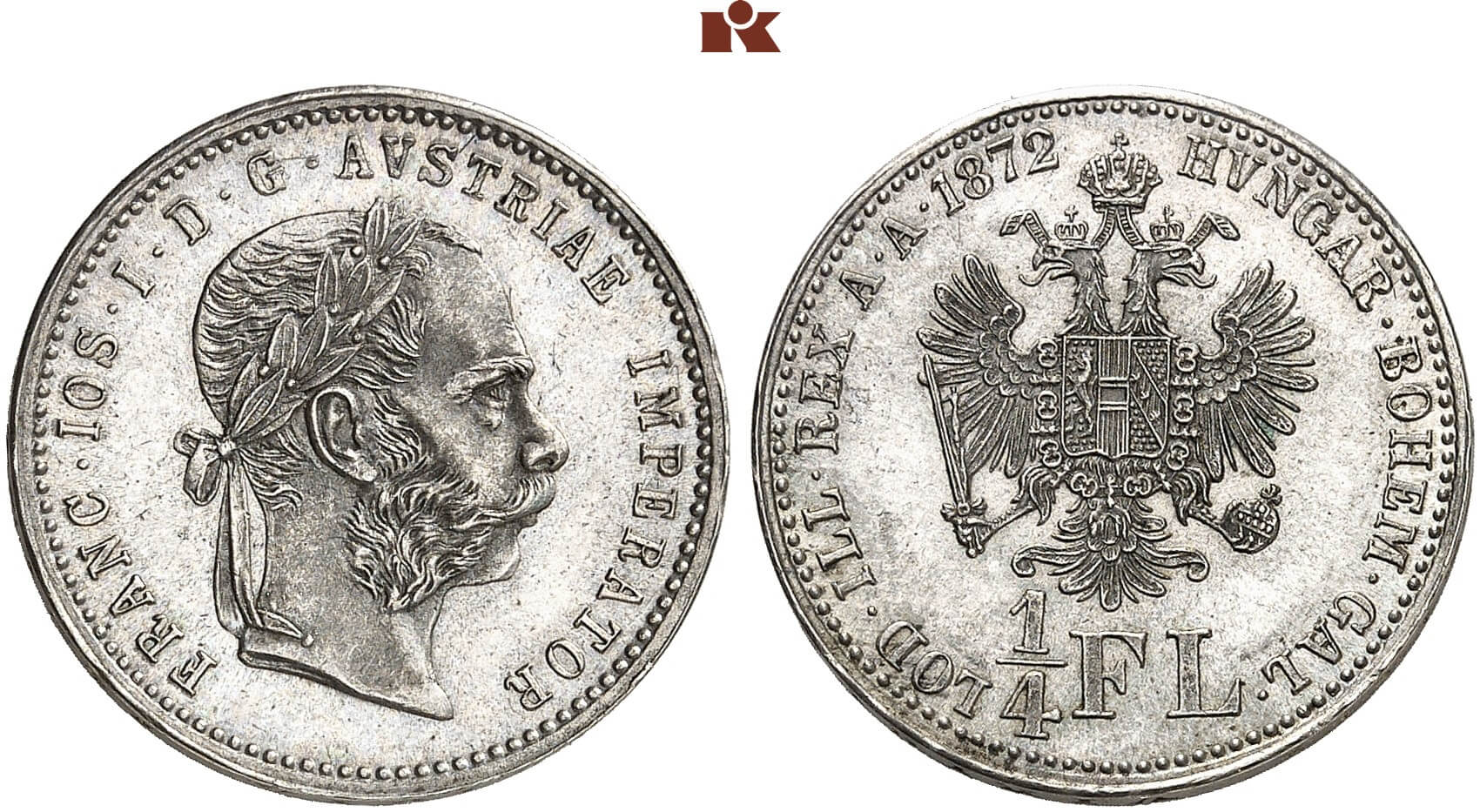 AT 1/4 Gulden - Viertelgulden 1873