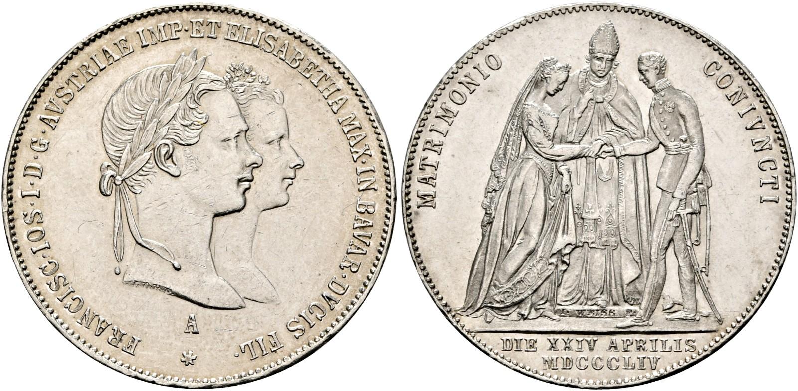AT 1 Gulden 1854 A
