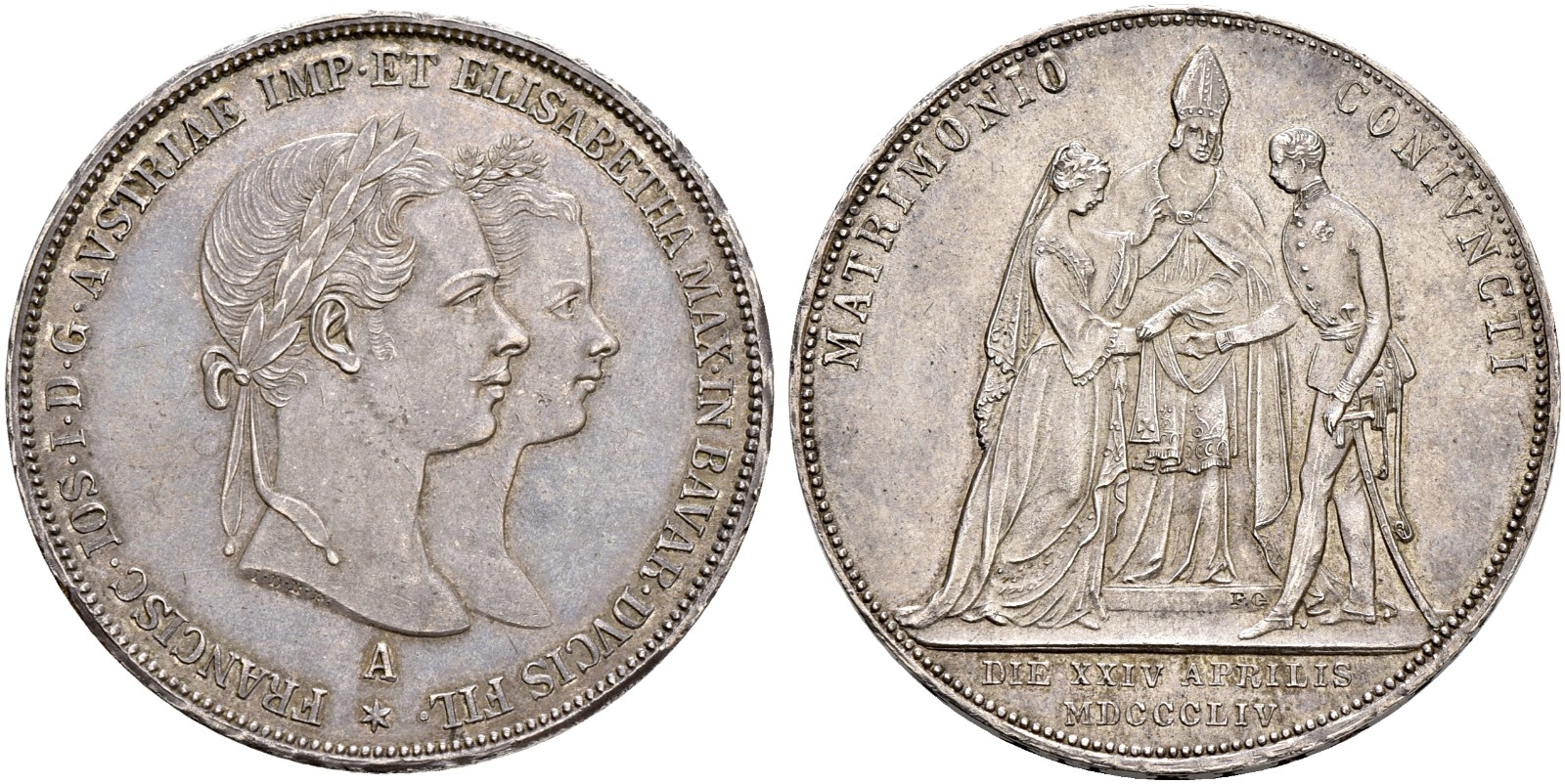 AT 2 Gulden / Doppelgulden 1854 A