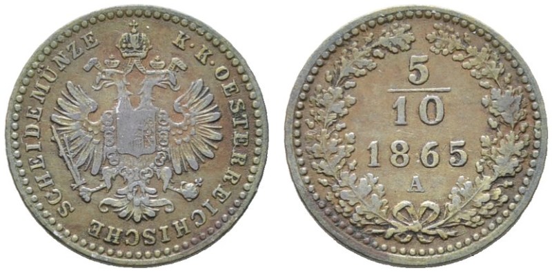 AT 5/10 Kreuzer 1865 A