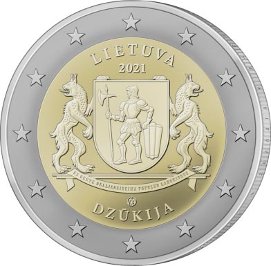 LT 2 Euro 2021 Lithuanian Mint logo