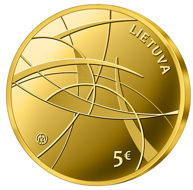LT 5 Euro 2021 Lithuanian Mint Logo