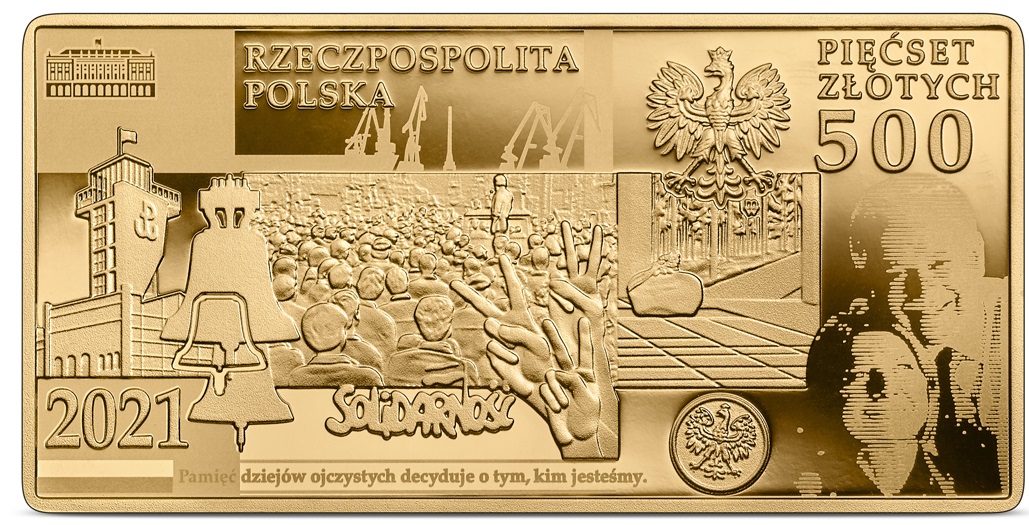 PL 500 Zloty 2021 MW Monogram